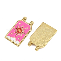 304 Stainless Steel Enamel Pendants&nbsp;STAS-P415-06G-02