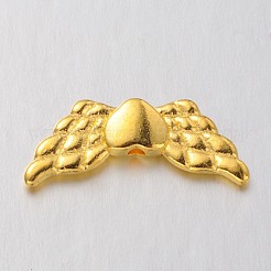 Tibetan Style Alloy Angeltee Beads&nbsp;X-TIBEB-5494-G-NR