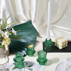 Glass Candle Holders&nbsp;AJEW-WH20020-185B