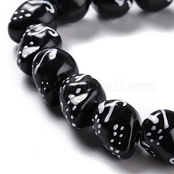 Handmade Porcelain Beads&nbsp;LAMP-F020-38G
