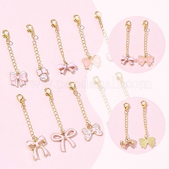10Pcs Alloy Enamel Pendant Decorations&nbsp;HJEW-YW00506