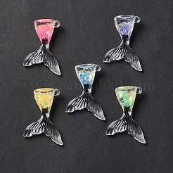 Luminous Transparent Resin Pendants&nbsp;RESI-K019-06