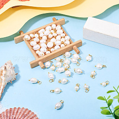 60Pcs 3 Styles Natural Cultured Freshwater Pearl Pendants&nbsp;PALLOY-CW00002