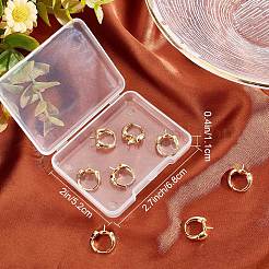 10Pcs Brass Hoop Earring Findings&nbsp;KK-BBC0003-86
