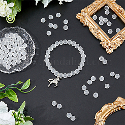 2 Strands Transparent Glass Beads Strands&nbsp;GLAA-DC0001-41