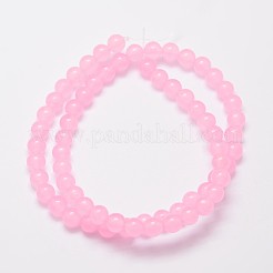 Natural & Dyed Malaysia Jade Bead Strands&nbsp;X-G-A146-6mm-A16