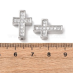 Brass Micro Pave Clear Cubic Zirconia&nbsp;KK-Z142-11P