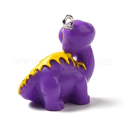 Opaque Resin Pendants&nbsp;RESI-P029-05P-B