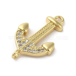 Rack Plating Brass Micro Pave Cubic Zirconia Pendants&nbsp;KK-C052-36G