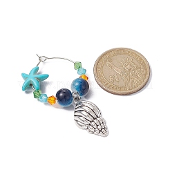 Alloy Wine Glass Charm&nbsp;AJEW-JO00213