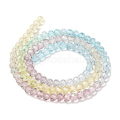 Transparent Painted Glass Beads Strands&nbsp;LS-DGLA-A034-T1mm-A15
