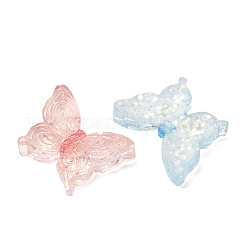 Transparent Resin & Paillette Cabochons&nbsp;RE-CBA4416-04