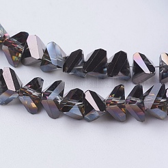 Electroplate Glass Beads Strands&nbsp;EGLA-J145-6mm-HP02
