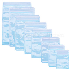 40Pcs 8 Styles Transparent PVC Anti Oxidation Resealable Bags&nbsp;AJEW-TA0002-40B