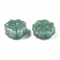 Spray Painted Glass Beads&nbsp;GLAA-N035-019-A01