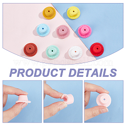 19Pcs 19 Colors Silicone Beads&nbsp;SIL-AR0001-05