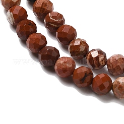 Natural Red Rainbow Jasper Beads Strands&nbsp;G-I353-03
