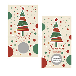 120 Sheets Rectangle Coated Scratch Off Film Reward Cards&nbsp;DIY-CP0006-92L