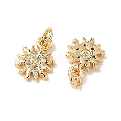 SHEGRACE Brass Micro Pave Cubic Zirconia Pendants&nbsp;XGRQ3D261-459G