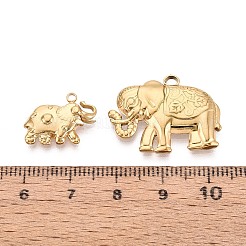5Pcs 304 Stainless Steel Pendants&nbsp;STAS-T075-18G-1