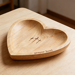 1Pc Wood Prayer Bowl&nbsp;ODIS-CN0008-05