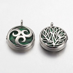 Synthetic Malachite Pendants&nbsp;G-G910-I10