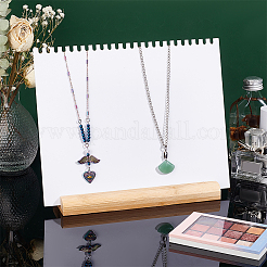 Acrylic Necklace Display Planks&nbsp;NDIS-WH0009-14B