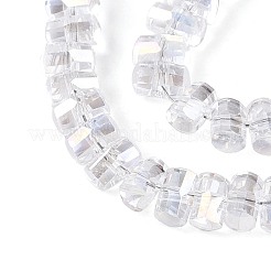Electroplate Transparent Glass Beads Strands&nbsp;EGLA-N022-09A-B11