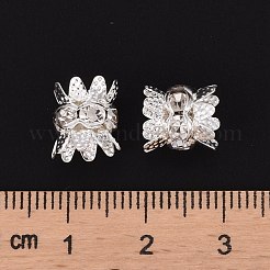 Brass Rhinestone Bead Caps&nbsp;RB-H042-14