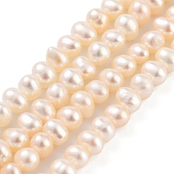 Natural Cultured Freshwater Pearl Beads Strands&nbsp;PEAR-C003-10F