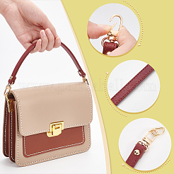 4Pcs 4 Colors PU Leather Bag Straps&nbsp;PURS-WR0001-19