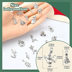 100Pcs 20 Styles Tibetan Style Alloy Pendants&nbsp;FIND-YW0005-44