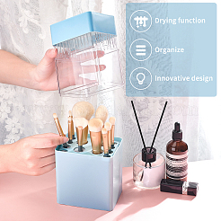 ABS with Plastic Cosmetic Brush Storage Container&nbsp;AJEW-WH0168-18A