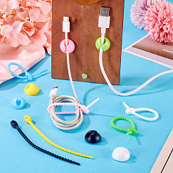 12Pcs PVC Plastic Cable Cord Organizer&nbsp;AJEW-TA0002-50