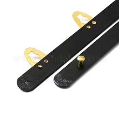 Iron Corset Busk with Golden 201 Stainless Steel Buttons&nbsp;FIND-WH0126-40B-01G