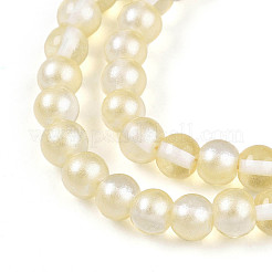 Baking Paint Transparent Glass Beads&nbsp;X1-DGLA-N011-6mm-02