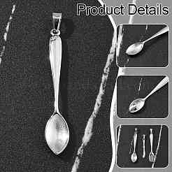 6Pcs 3 Styles 304 Stainless Steel Big Pendants&nbsp;STAS-CJ0002-48