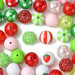 DIY Bubblegum Bracelet Pendant Decoration Making Kit for Strawberry Theme&nbsp;MACR-CJC0005-01