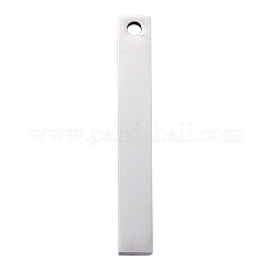 Tarnish Resistant 304 Stainless Steel Four Sides Engraved Pendants&nbsp;STAS-I140-30A-S