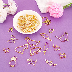 32Pcs 16 Styles Alloy Pendants&nbsp;FIND-FW0001-15