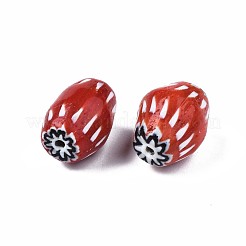 Handmade Millefiori Lampwork Beads&nbsp;LAMP-S197-029