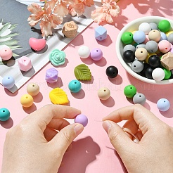 DIY Silicone Beaded Keychain Making Kit&nbsp;DIY-YW0008-62
