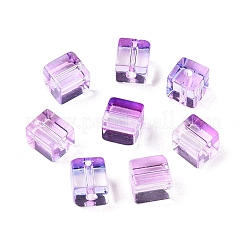 Baking Paint Transparent Glass Beads&nbsp;LS-DGLA-N005-01A-07