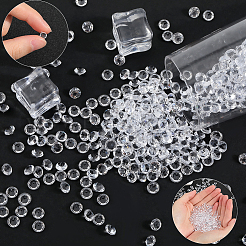 4 Sets Acrylic Rhinestone Pointed Back Cabochons&nbsp;GACR-SP0001-02A
