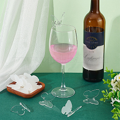 24Pcs Acrylic Wine Glass Charms&nbsp;AJEW-FG0003-46D