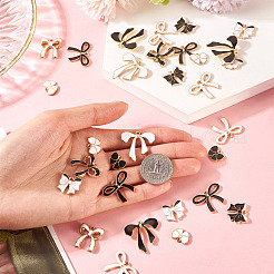 40Pcs 10 Styles Alloy Enamel Pendants&nbsp;ENAM-TA0009-03
