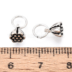 925 Sterling Silver Seedpod of The Lotus Charms&nbsp;STER-T009-02AS