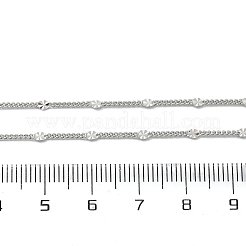 Brass Disc Twisted Chain Necklaces&nbsp;NJEW-A042-09P