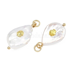 Baroque Natural Keshi Pearl Pendants&nbsp;PALLOY-JF05275