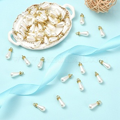 50Pcs High Luster ABS Plastic Imitation Pearl Pendants&nbsp;FIND-YW0009-07